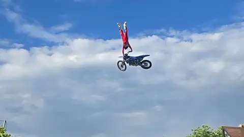 Exhibición de Freestyle Motocross