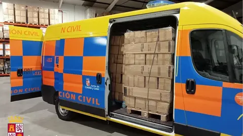 Despliegue de material