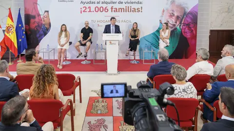 presentación de medidas en materia de Vivienda, intervención de Alfonso Fernández Mañueco