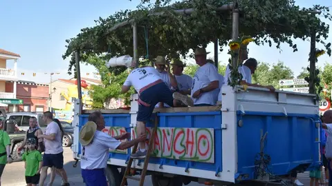 Fiestas de Moraleja del Vino desfile de pañas _69