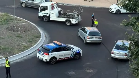 accidente salida de eje Cardenal Cisneros