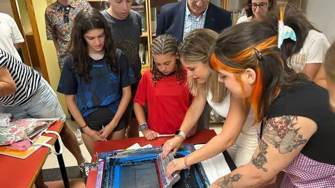 campamento temático de artes plásticas