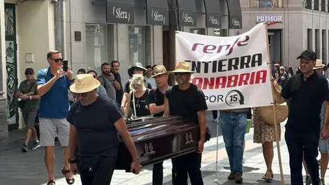 performance fúnebre recorre las calles de Madrid_1