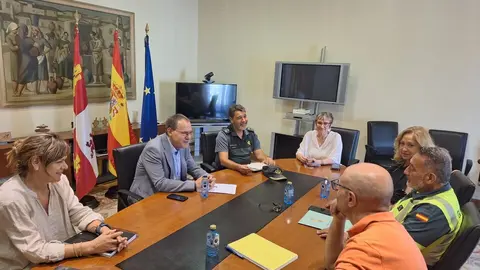 reunión de seguridad en las fiestas de La Bóveda de Toro
