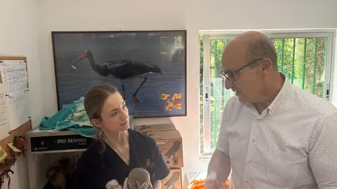 Fernando Prada visita el Centro de Recuperación de Animales Silvestres en Villaralbo