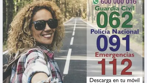 Cartel #NoCaminasSola