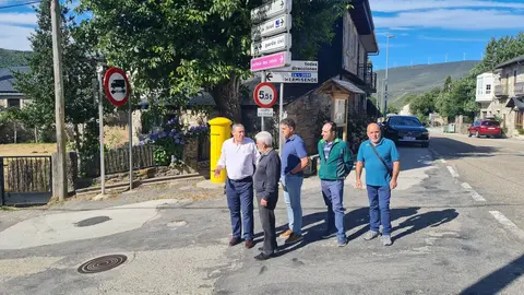 el presidente de la Diputación de Zamora visita Lubián