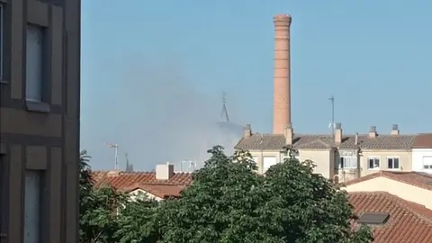 Incendio calle Mompayo de Zamora