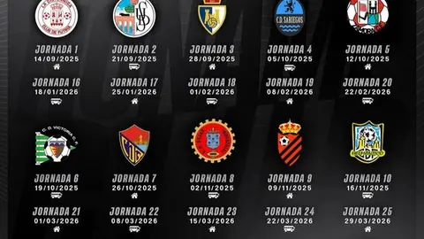 Calendario Noname Club Temporada 2025/2026 - Imagen de redes sociales