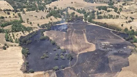 incendio forestal frontera Portugal
