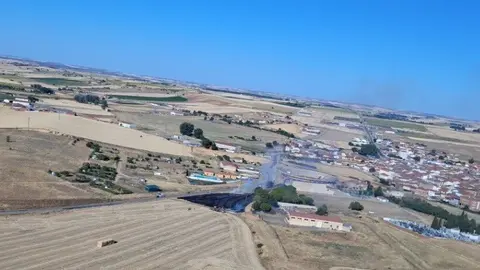 Incendio en Fuentesaúco