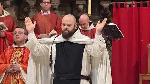 Fray Pablo María Colmenar, de Benavente, realiza su Profesión Solemne como monje cisterciense 1