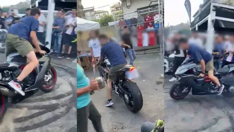 Investigado un motorista por conducción temeraria en Sanabria