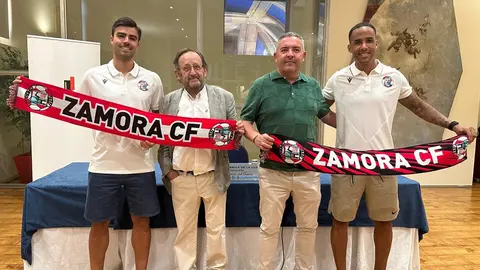 Zamora CF, Ismael Athuman y Erick Ruiz