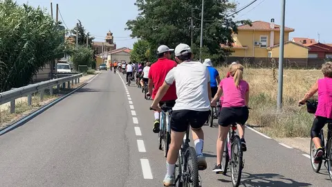 La marcha a Gallegos vuelve a marcar el verdadero inicio de las fiestas en Coreses
