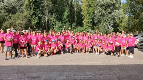 marcha solidaria en Villamor de los Escuederos. IMAGEN REDES SOCIALES
