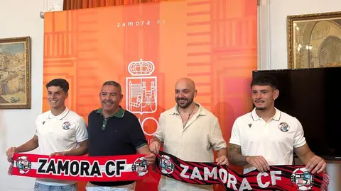 Zamora CF, Sergi López y Dani Merchán