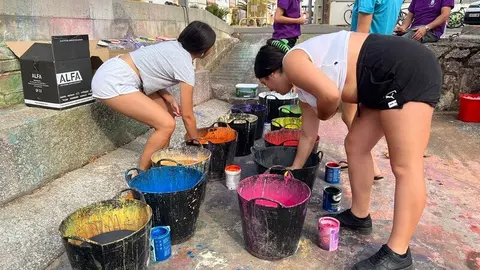 arte infantil llena de color las calles de Coreses _4