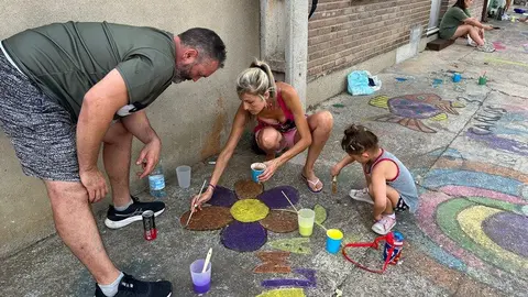 arte infantil llena de color las calles de Coreses _22