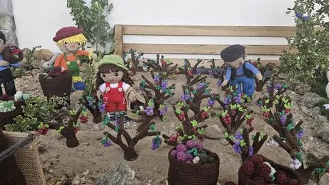 decoración ganchillo en San Marcial. IMAGEN RRSS (1)