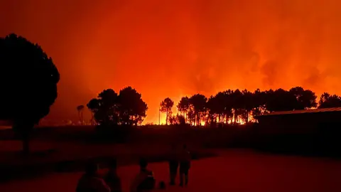 noche incendios