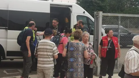 desalojados por los incendios en Camarzana de Tera _9