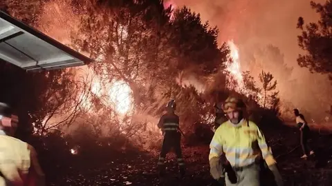 Incendio La Alberca- imagen salamancatvaldia