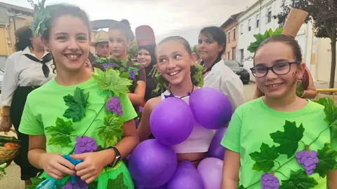 Desfile de carrozas en Quiruelas de Vidriales
