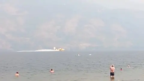 Lago de Sanabria, hidroavión