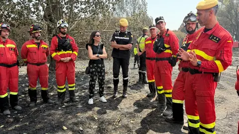 Margarita Robles agradece a la UME por su valiosa intervención en Ayoó de Vidriales