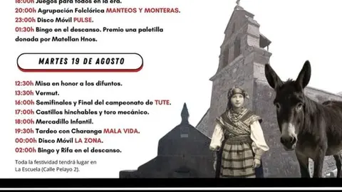Cartel fiestas Lober de Aliste