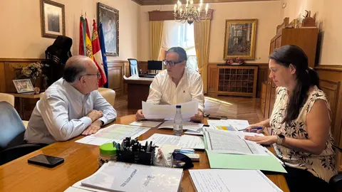 Reunión entre la  Diputación de Zamora y la Junta de Castilla y León