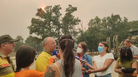 Efectivos de emergencia Sanabria