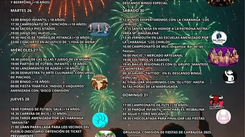 Carbajosa fiestas patronales