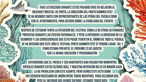 Comunicado Porto Summer Fest