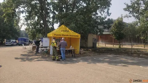 Sanabria sigue resistiendo con fuerza humana y mecánica en la lucha contra el fuego