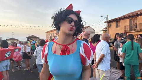 Un desfile de fantasía cierra las fiestas en Santibáñez de Tera