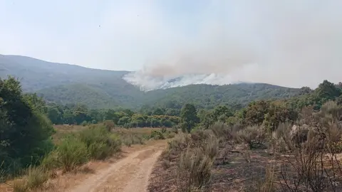 San Ciprián, el último bastión: el fuego aprieta y los medios resisten en una carrera contra el viento
