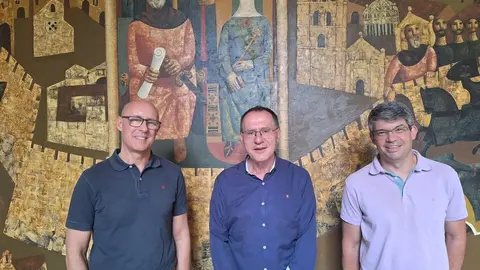 Ángel Blanco da la bienvenida al nuevo jefe provincial de la Inspección de Telecomunicaciones en Zamora