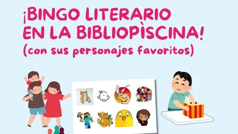 Bingo literario Bibliopiscina Villaralbo