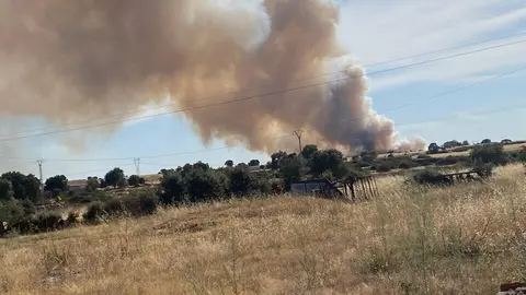 Incendio en Malillos