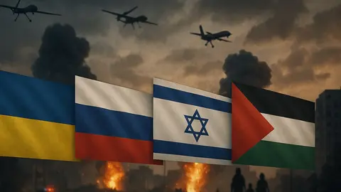 guerras ucrania rusia israel palestina