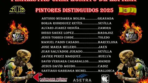 Álvaro Juárez finaliase pintores distinguidos