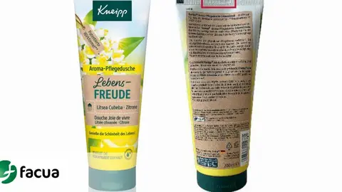 Ordenan la retirada de varios lotes de gel de ducha de la marca Kneipp