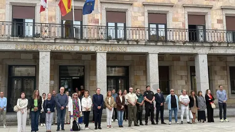 minuto de silencio en Zamora