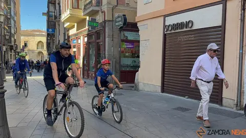 día de la bici en Zamora 