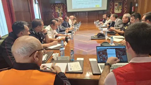 Reunión de coordinación de seguridad para la celebración de los XXVIII Premios de la Fundación Caja Rural