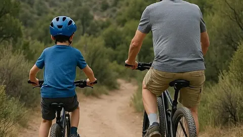 Iberlobo on bike