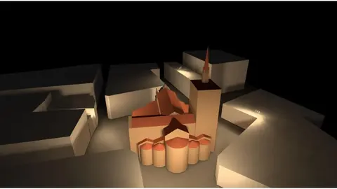 proyecto de mejora de iluminación de edificios históricos de Benavente