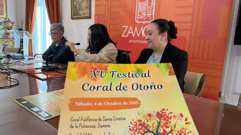 presentación coral de otoño